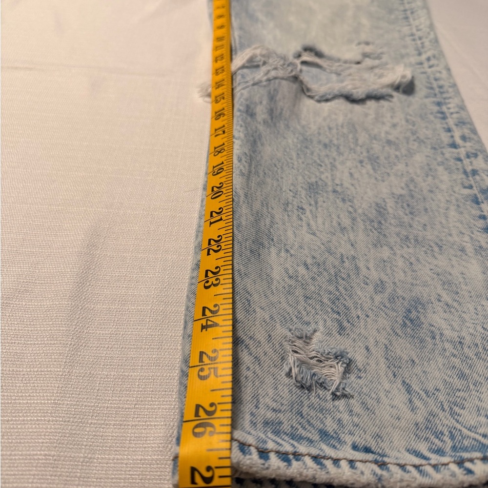 American Eagle Outfitters Light Wash Blue Comfort Stretch Waistband Jeans - Picture 8 of 10